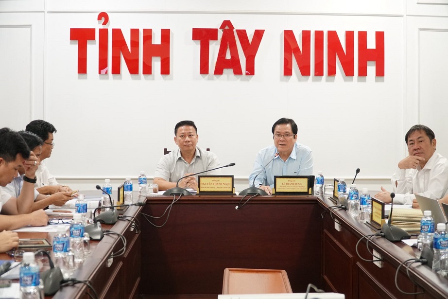 VRG làm việc với tỉnh Tây Ninh về triển khai dự án đầu tư khu công nghiệp Hiệp Thạnh